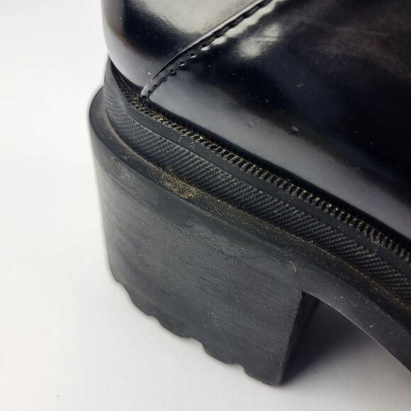 Jeffrey Campbell Marbel Faux Patent Leather Chunky Platform Combat Boot - Picture 10 of 16